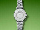  Shop Authentic Emporio Armani Classic Silver Dial Silver Steel Strap Watch For Men - AR1819 - Luxxuri