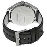  Shop Authentic Armani Exchange Hampton Chronograph Black Dial Black Leather Strap Watch For Men - AX2101 - Luxxuri
