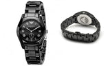  Shop Authentic Emporio Armani Ceramica Quartz Black Dial Black Steel Strap Watch For Women - AR1402 - Luxxuri