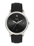  Shop Authentic Fossil The Minimalist Carbon Series Black Dial Black Leather Strap Watch for Men - FS5497 - Luxxuri