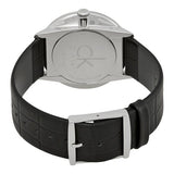  Shop Authentic Calvin Klein Accent Black Dial Black Leather Strap Watch for Men - K2Y2X1C3 - Luxxuri