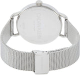  Shop Authentic Calvin Klein Even Black Dial Silver Mesh Bracelet Watch for Women - K7B21121 - Luxxuri