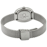  Shop Authentic Calvin Klein Incentive Silver Dial Silver Mesh Bracelet Watch for Women - K3P23126 - Luxxuri