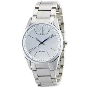  Shop Authentic Calvin Klein Bold White Dial Silver Steel Strap Watch for Men - K2241120 - Luxxuri