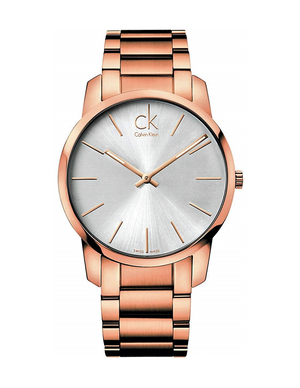  Shop Authentic Calvin Klein City White Dial Rose Gold Steel Strap Watch for Men - K2G21646 - Luxxuri