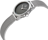  Shop Authentic Calvin Klein Minimal Grey Dial Silver Mesh Bracelet Watch for Women - K3M2312X - Luxxuri
