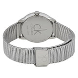  Shop Authentic Calvin Klein Minimal Silver Dial Silver Mesh Bracelet Watch for Men - K3M21126 - Luxxuri