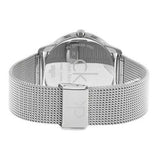  Shop Authentic Calvin Klein Minimal SIlver Dial Silver Mesh Bracelet Watch for Women - K3M221Y6 - Luxxuri