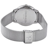  Shop Authentic Calvin Klein Minimal Silver Dial Silver Mesh Bracelet Watch for Men - K3M211Y6 - Luxxuri