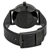  Shop Authentic Calvin Klein Post Minimal Black Dial Black Leather Strap Watch for Men - K7621401 - Luxxuri