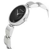  Shop Authentic Calvin Klein Wavy Black Dial Silver Steel Strap Watch for Women - K9U23141 - Luxxuri