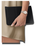  Shop Authentic Tissot T Classic Carson Premium White Dial Two Tone Steel Strap Watch for Women - T122.207.22.031.00 - Luxxuri