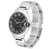  Shop Authentic Cartier Ballon Bleu de Cartier Black Dial Silver Steel Strap Watch for Men - W6920042 - Luxxuri