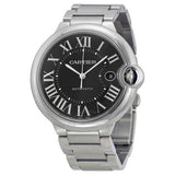  Shop Authentic Cartier Ballon Bleu de Cartier Black Dial Silver Steel Strap Watch for Men - W6920042 - Luxxuri