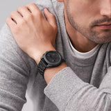  Shop Authentic Fossil Brox Multifunction Blue Dial Grey Steel Strap Watch for Men - BQ2798 - Luxxuri