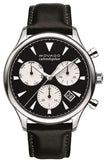  Shop Authentic Movado Heritage Chronograph Black Dial Black Leather Strap Watch for Men - 3650005 - Luxxuri