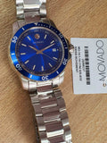  Shop Authentic Movado Series 800 Blue Dial Silver Steel Strap Watch For Men - 2600137 - Luxxuri