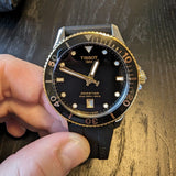  Shop Authentic Tissot Seastar 1000 Black Dial Black Rubber Strap Watch For Men - T120.410.27.051.00 - Luxxuri