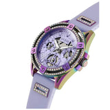  Shop Authentic Guess Queen Quartz Purple Dial Purple Silicone Strap Watch For Women - GW0536L4 - Luxxuri