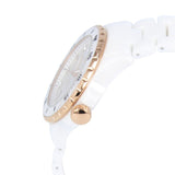  Shop Authentic Fossil FB-01 Analog White Dial White Ceramic Strap Watch for Women - CE1107 - Luxxuri