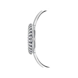  Shop Authentic Swarovski Crystal Rose Black Dial Silver Steel Strap Watch for Women - 5484076 - Luxxuri