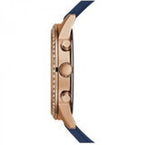  Shop Authentic Guess Solar White Rose Gold Dial Blue Rubber Strap Watch For Women - W1135L3 - Luxxuri