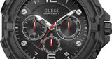  Shop Authentic Guess Genesis Quartz Black Dial Black Silicone Strap Watch For Men - W1254G2 - Luxxuri