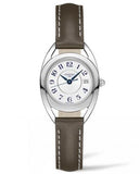  Shop Authentic Longines Equestrian Mother of Pearl Dial Brown Leather Strap Watch for Women - L6.136.0.87.2 - Luxxuri