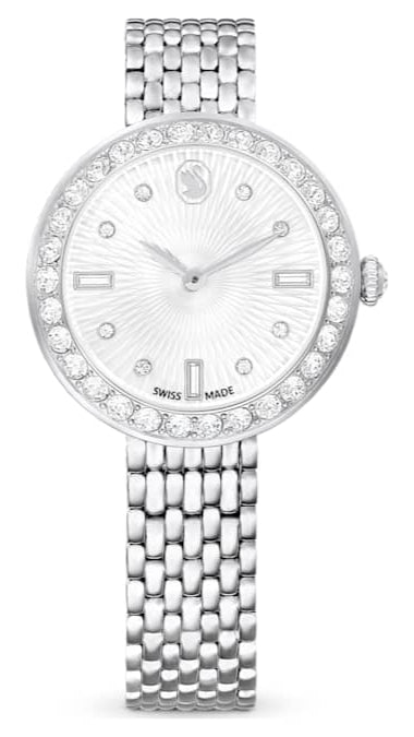  Shop Authentic Swarovski Certa Crystals Silver Dial Silver Steel Strap Watch for Women - 5673022 - Luxxuri
