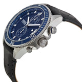  Shop Authentic Fossil Wakefield Chronograph Blue Dial Black Leather Strap Watch for Women - CH2945 - Luxxuri