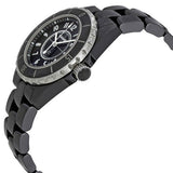  Shop Authentic Chanel J12 Quartz Ceramic Black Dial Black Steel Strap Watch for Women - J12 H0682 - Luxxuri