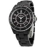  Shop Authentic Chanel J12 Quartz Diamonds Black Dial Black Steel Strap Watch for Women - J12 H1625 - Luxxuri