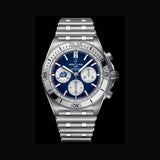 Shop Authentic Breitling Chronomat B01 42 Six Nations Scotland Blue Dial Silver Steel Strap Watch for Men - AB0134A51C1A1 - Luxxuri