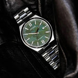  Shop Authentic Citizen Tsuyosa Automatic Camouflage Green Dial Silver Steel Strap Watch For Men - NJ0159-86X - Luxxuri