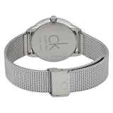  Shop Authentic Calvin Klein Minimal White Dial Silver Mesh Bracelet Watch for Women - K3M2212Y - Luxxuri