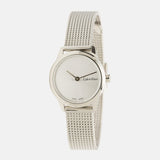  Shop Authentic Calvin Klein Minimal White Dial Silver Mesh Bracelet Watch for Women - K3M231Y6 - Luxxuri