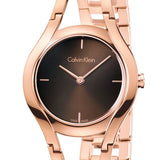 Shop Authentic Calvin Klein Class Brown Dial Rose Gold Steel Strap Watch for Women - K6R2362K - Luxxuri