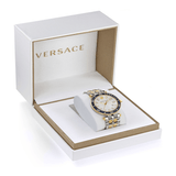  Shop Authentic Versace Greca Sport Quartz White Dial Two Tone Steel Strap Watch For Men - VEZ300521 - Luxxuri