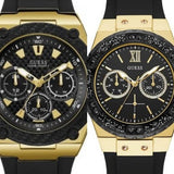  Shop Authentic Guess Legacy Black Dial Black Rubber Strap Watch for Men - W1049G5 - Luxxuri