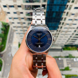  Shop Authentic Tissot Chemin Des Tourelles Powermatic 80 Blue Dial Silver Steel Strap Watch for Men - T099.407.11.048.00 - Luxxuri