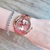  Shop Authentic Guess G-Twist Rose Gold Dial Rose Gold Steel Strap Watch for Women - W1082L3 - Luxxuri