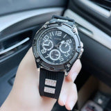  Shop Authentic Guess Delta Black Dial Black Silicone Strap Watch for Men - GW0051G1 - Luxxuri