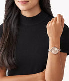  Shop Authentic Michael Kors Jaryn Quartz Rose Gold Dial Rose Gold Steel Strap Watch For Women - MK3785 - Luxxuri