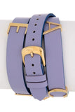  Shop Authentic Versace V-Flare Silver Dial Purple Leather Strap Watch for Women - VEBN00318 - Luxxuri