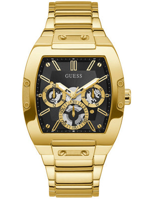  Shop Authentic Guess Phoenix Multi Function Black Dial Gold Steel Strap Watch for Men - GW0456G1 - Luxxuri