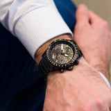 Shop Authentic Hugo Boss Pilot Edition Chronograph Black Dial Black Steel Strap Watch for Men - 1513854 - Luxxuri
