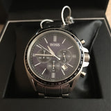  Shop Authentic Hugo Boss Chronograph Driver Blue Dial Silver Steel Strap Watch for Men - 1513081 - Luxxuri