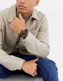 Shop Authentic Fossil Goodwin Chronograph Brown Dial Brown Leather Strap Watch for Men - FS5529 - Luxxuri