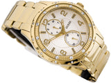  Shop Authentic Guess Siren Diamonds Silver Dial Gold Steel Strap Watch for Women - W0442L2 - Luxxuri
