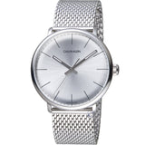  Shop Authentic Calvin Klein White Dial Silver Mesh Bracelet Watch for Women - K8M21126 - Luxxuri